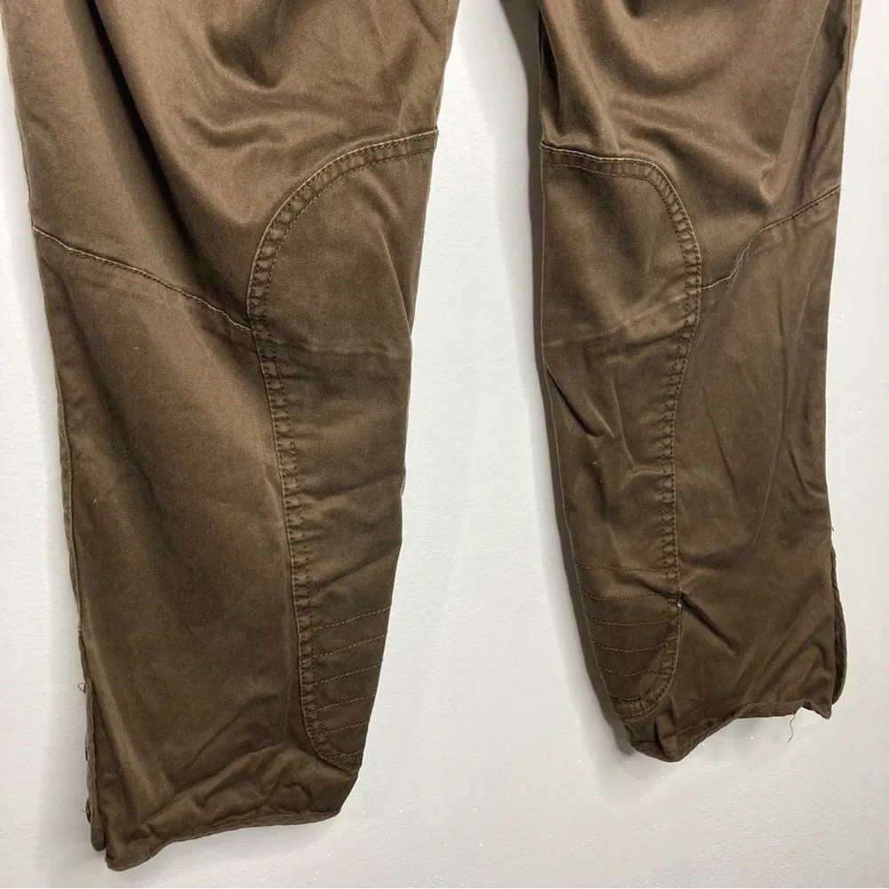 J. Crew City fit brown cropped‎ pants size 8
